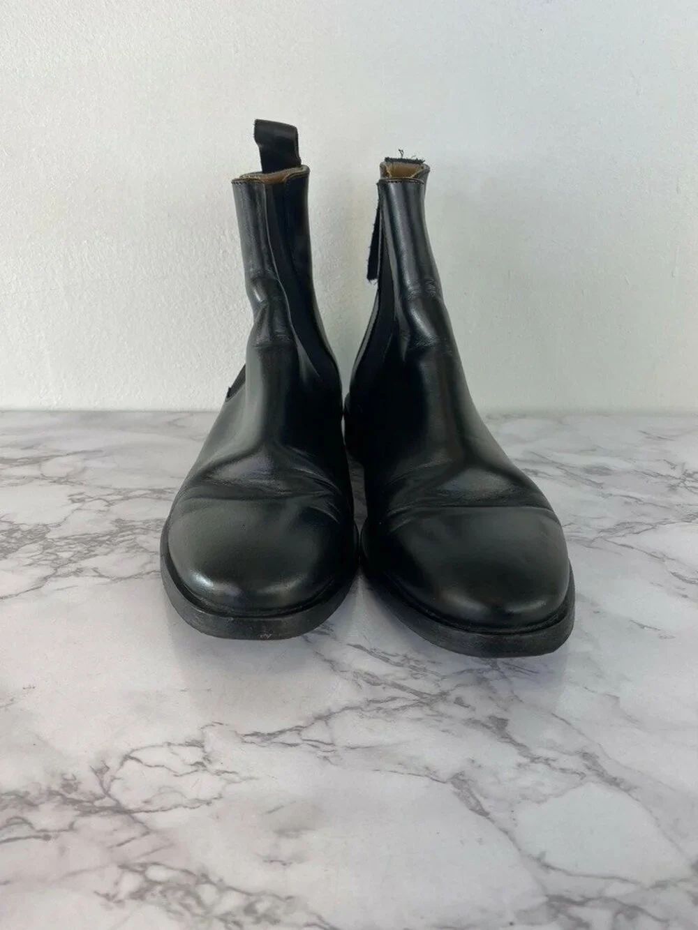 Everlane Women's Black Leather Chelsea Ankle Boots Sz 6.5